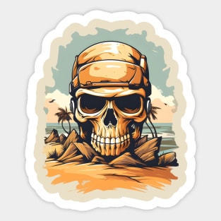 Skull Soldier Shore Trooper Sticker